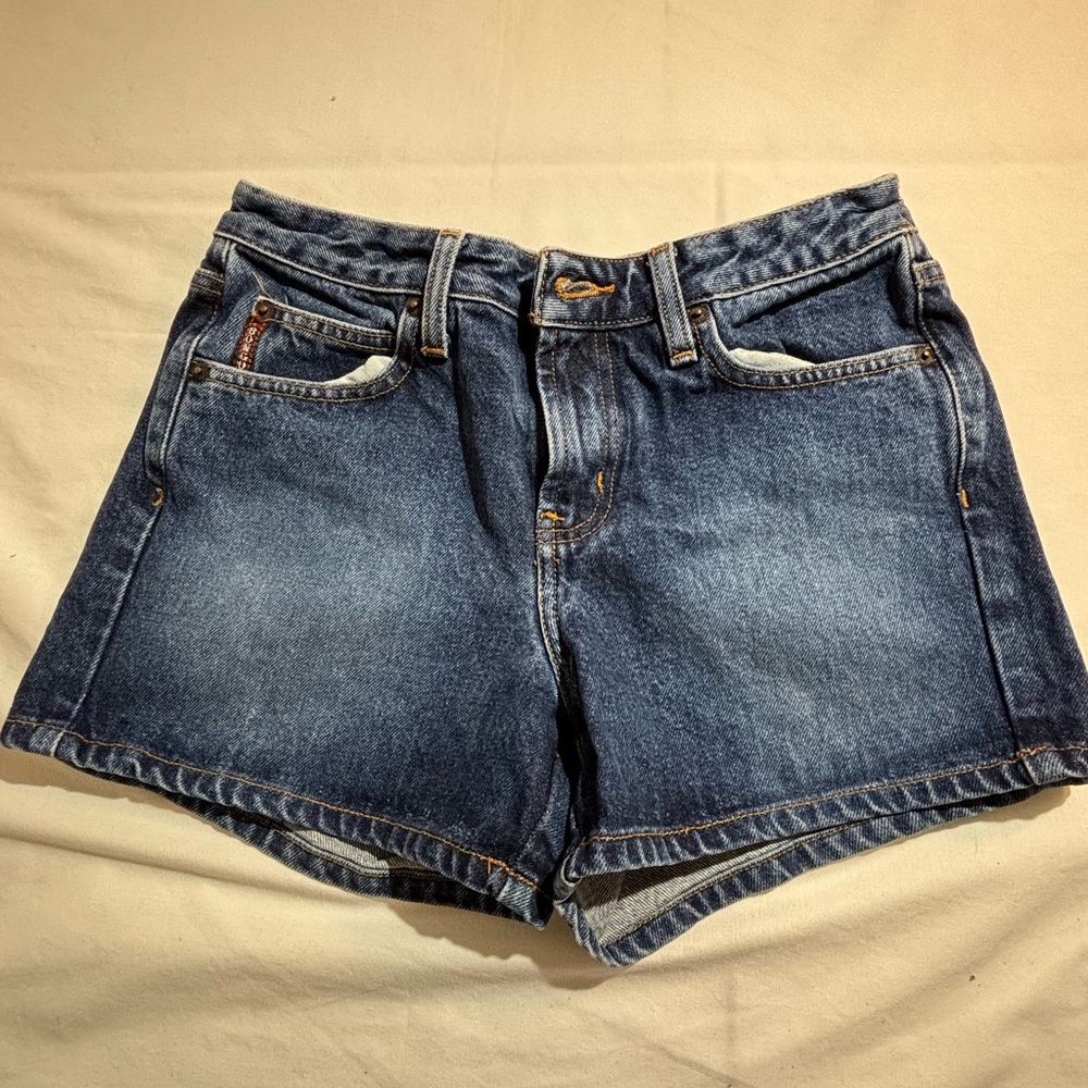 Bongo Classic Dark Blue Denim Girls Shorts Sz 5